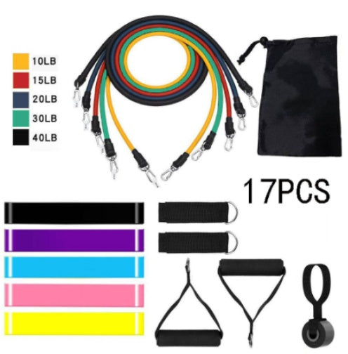 11 PCS Fitness Resistance Bands Set with Handles