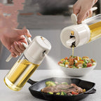 2-in-1 Olive Oil Sprayer Bottle for Cooking & BBQ