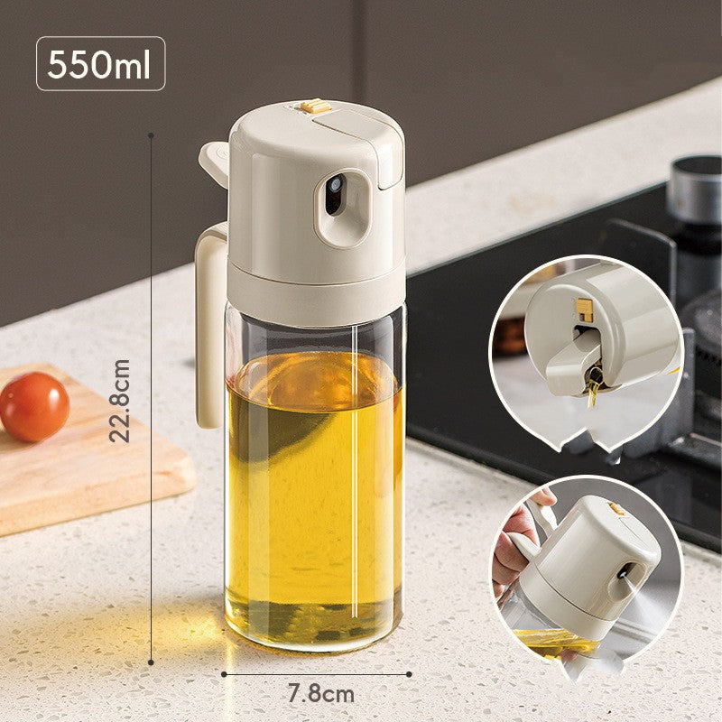 2-in-1 Olive Oil Sprayer Bottle for Cooking & BBQ